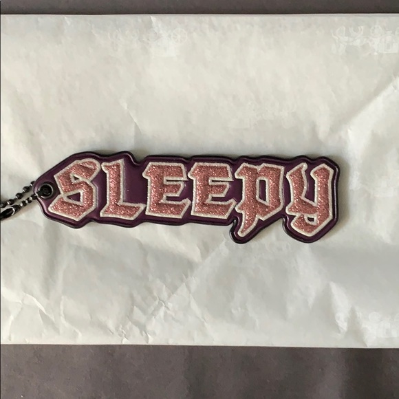 BNWT COACH x DISNEY “SLEEPY” KEY CHAIN - Picture 1 of 3